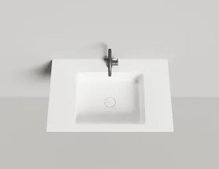 Подвесная раковина Salini Onda S-Stone 1402201M 80см белый матовый